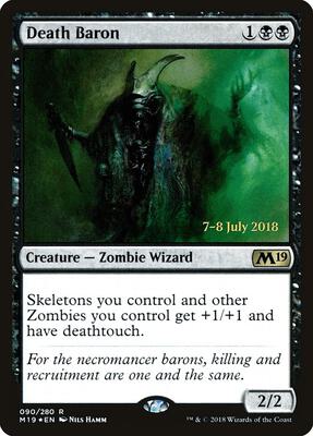 Death Baron card from Prerelease Cards