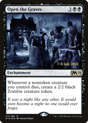 Open the Graves card from Prerelease Cards