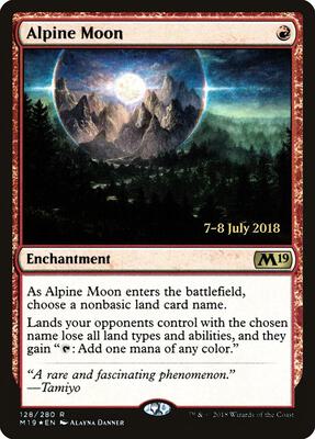 Alpine Moon card from Prerelease Cards