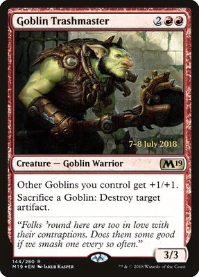 Goblin Trashmaster card from Prerelease Cards