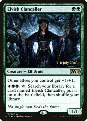 Elvish Clancaller card from Prerelease Cards