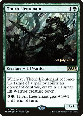 Thorn Lieutenant card from Prerelease Cards
