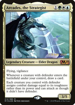 Arcades, the Strategist card from Prerelease Cards