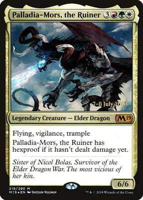 Palladia-Mors, the Ruiner card from Prerelease Cards