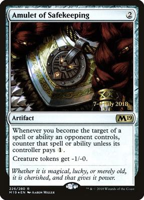 Amulet of Safekeeping card from Prerelease Cards