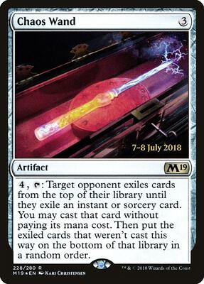 Chaos Wand card from Prerelease Cards