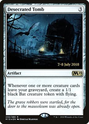 Desecrated Tomb card from Prerelease Cards
