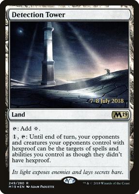 Detection Tower card from Prerelease Cards
