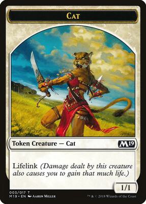 Cat Token card from Core Set 2019