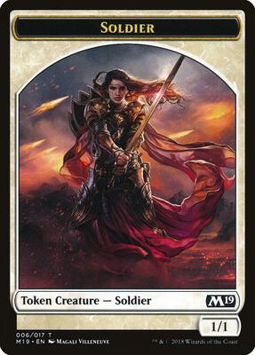 Soldier Token card from Core Set 2019