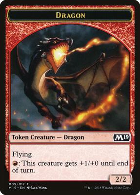 Dragon Token (009) card from Core Set 2019