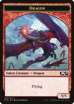 Dragon Token (010) card from Core Set 2019