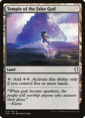 Temple of the False God (272) card from Commander Anthology Volume II