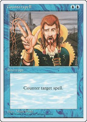 Counterspell card from Fourth Edition
