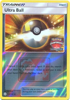 Ultra Ball - 135/149 (North America Championships) card from League & Championship Cards