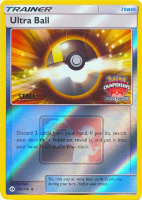 Ultra Ball - 135/149 (North America Championships) [Staff] card from League & Championship Cards