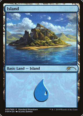 Island (Alayna Danner) card from Standard Showdown Promos
