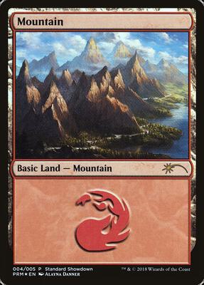 Mountain (Alayna Danner) (2018) card from Standard Showdown Promos