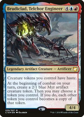 Brudiclad, Telchor Engineer card from Commander 2018