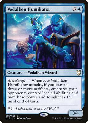 Vedalken Humiliator card from Commander 2018