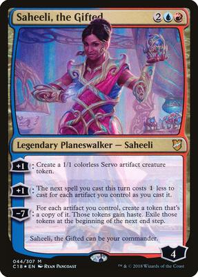Saheeli, the Gifted card from Commander 2018