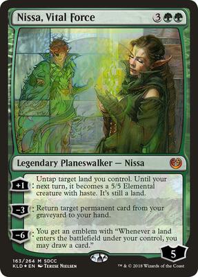 Nissa, Vital Force (SDCC 2018 Exclusive) card from Media Promos