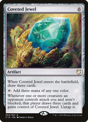 Coveted Jewel card from Commander 2018