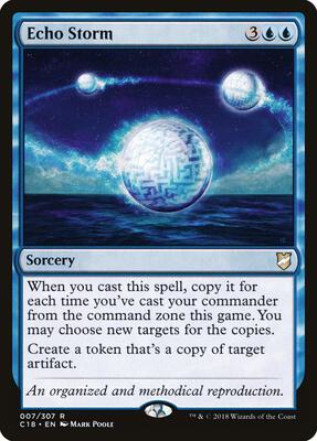 Echo Storm card from Commander 2018