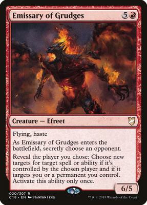 Emissary of Grudges card from Commander 2018