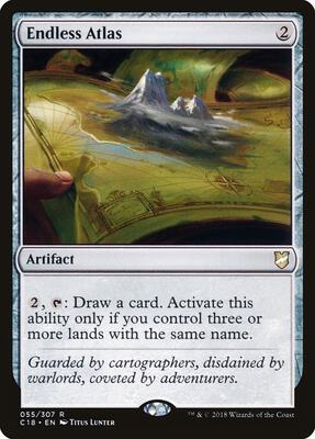 Endless Atlas card from Commander 2018