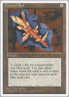 Crystal Rod card from Fourth Edition