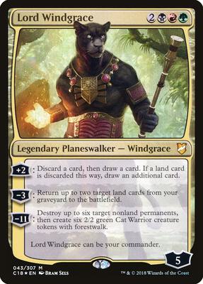 Lord Windgrace card from Commander 2018