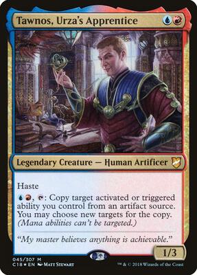 Tawnos, Urza's Apprentice card from Commander 2018