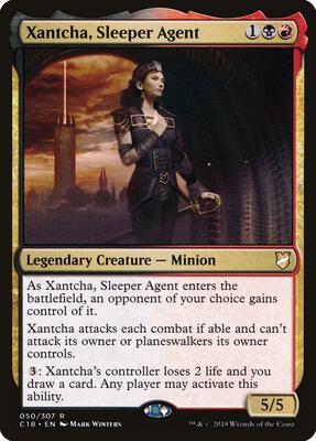 Xantcha, Sleeper Agent card from Commander 2018