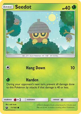 Seedot (11) card from SM - Celestial Storm