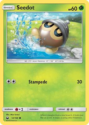 Seedot (12) card from SM - Celestial Storm