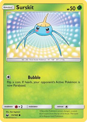 Surskit card from SM - Celestial Storm