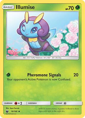 Illumise card from SM - Celestial Storm