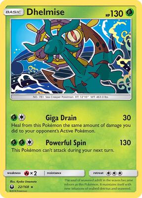Dhelmise card from SM - Celestial Storm