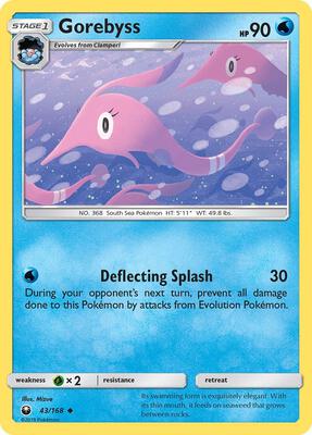 Gorebyss card from SM - Celestial Storm
