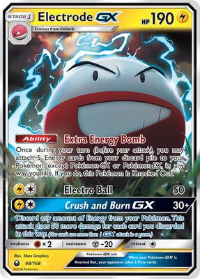 Electrode GX card from SM - Celestial Storm