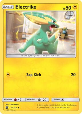 Electrike card from SM - Celestial Storm