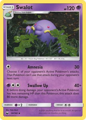 Swalot card from SM - Celestial Storm
