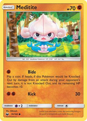Meditite card from SM - Celestial Storm