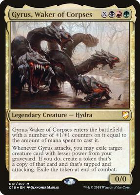 Gyrus, Waker of Corpses card from Commander 2018