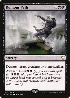 Ruinous Path card from Commander 2018