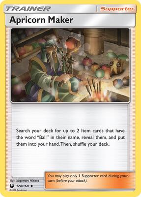 Apricorn Maker card from SM - Celestial Storm