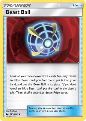 Beast Ball card from SM - Celestial Storm