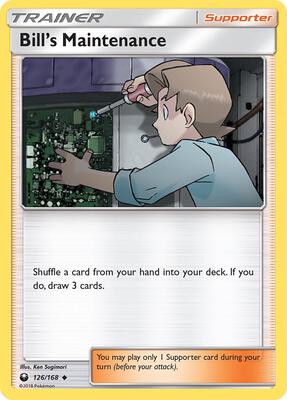 Bill's Maintenance card from SM - Celestial Storm