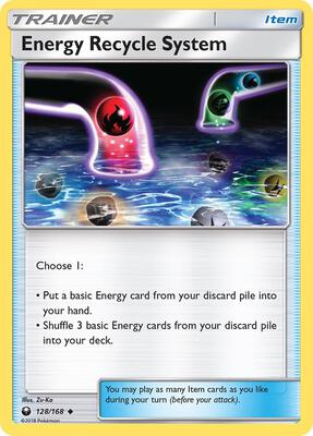 Energy Recycle System card from SM - Celestial Storm
